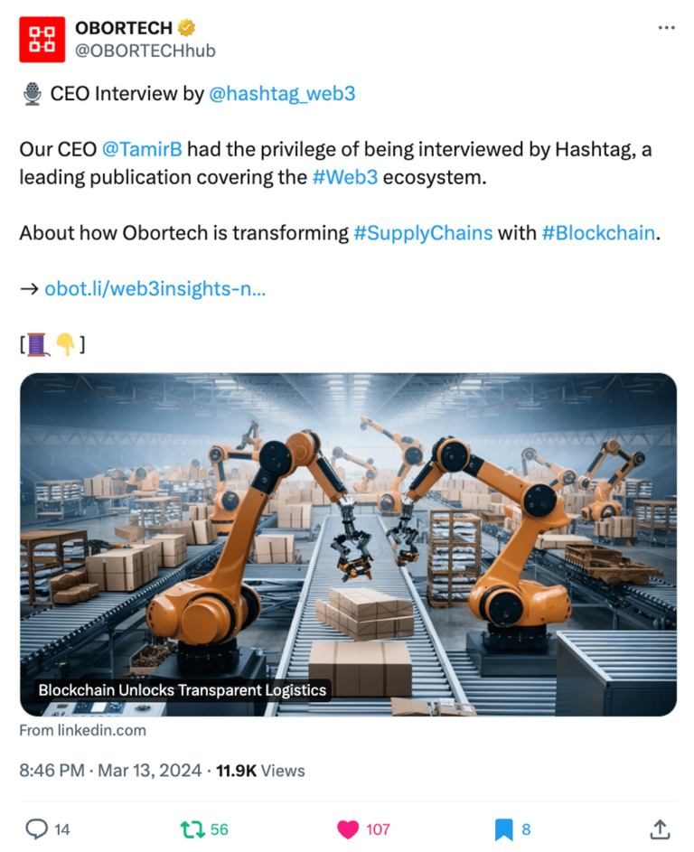 Founder Interview with Obortech